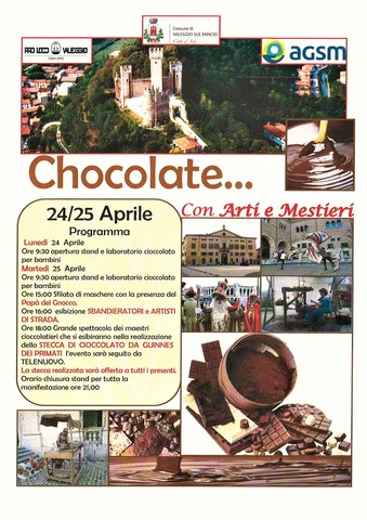 Grande festa del cioccolato con "Chocolate" il 24 e 25 aprile