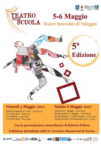 5-6 maggio: 5^ edizione “Teatro della Scuola” presso Teatro Smeraldo di Valeggio