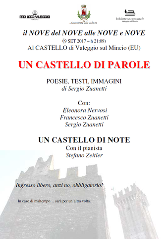 Al Castello Scaligero il recital di poesie e musica di Sergio Zuanetti