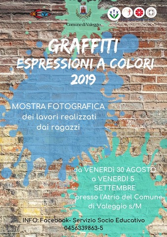 Mostra fotografica "Graffiti - Espressioni a colori" 2019 dal 30 agosto al 6 settembre