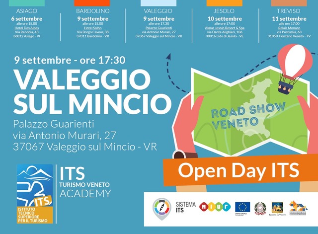 L’ITS Academy Turismo Veneto di Valeggio sul Mincio apre le porte il 9 settembre per spiegare le attività formative