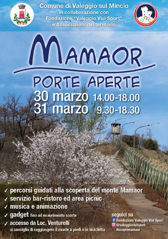 “Mamaor Porte Aperte”: sabato 30 e domenica 31 marzo lo storico monte Mamamor riapre i cancelli e si presenta alla cittadinanza